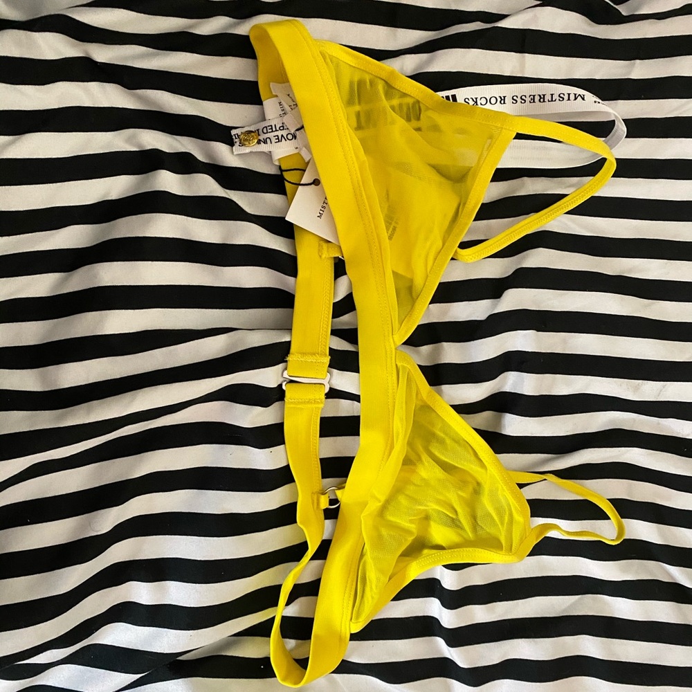 Yellow bralette